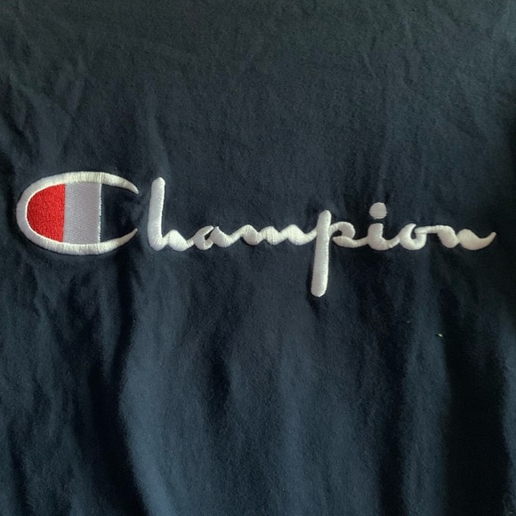 Champion Kids Navy Long Sleeve Shirt size medium - Picture 4 of 4